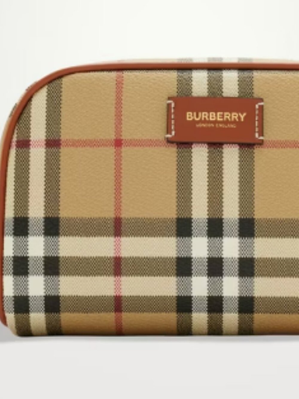 NEW Burberry Small Check Travel Pouch